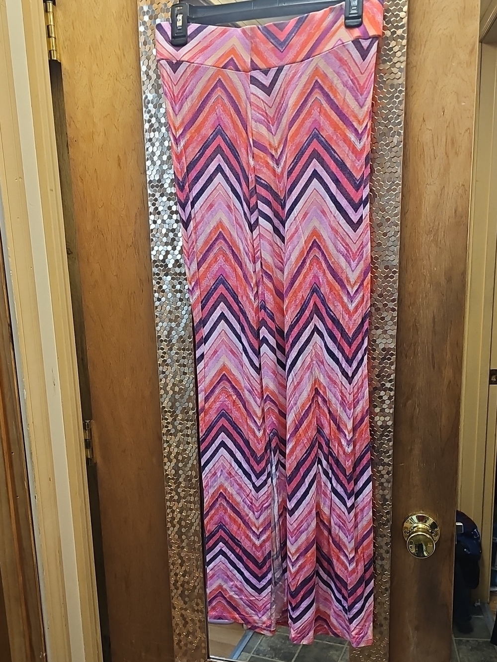 a.n.a. Maxi Skirt XS, Pink,purple, Peach, Orange